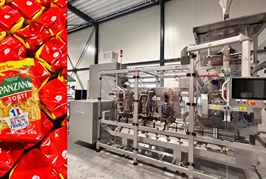 Drie Rovema SBS brickpackmachines voor een toonaangevende Franse pastaproducent